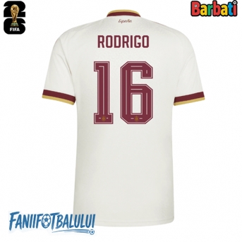 Spania Rodri Hernandez #16 Tricou Fotbal Replică Mondial 2026 Barbati Deplasare